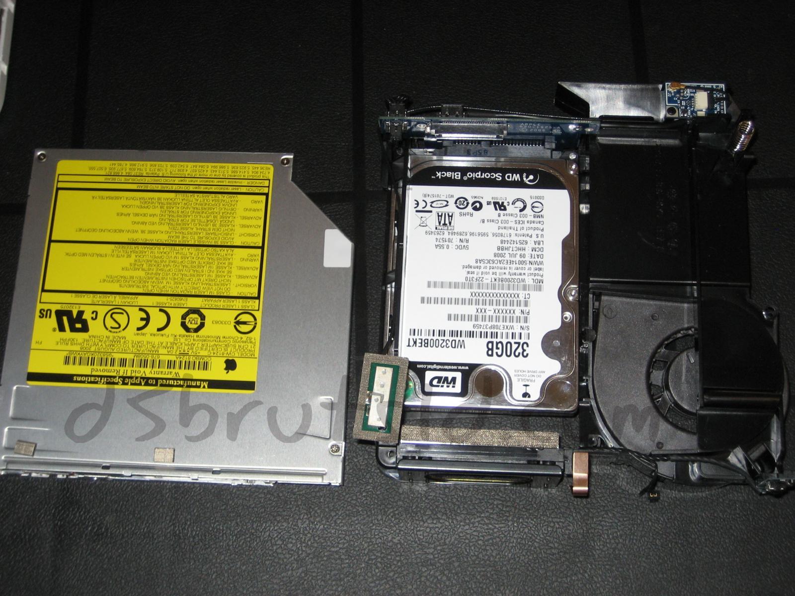 Optical Disk Drive Removed