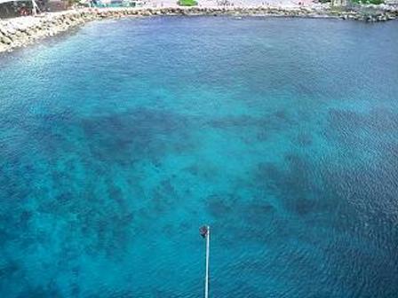 The water in Curacao