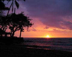 Sunset, Kona, Hawaii