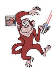 the official spam blocking monkey of occ