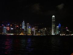 Hong Kong At Night, Taken from Walk of the stars in the harb